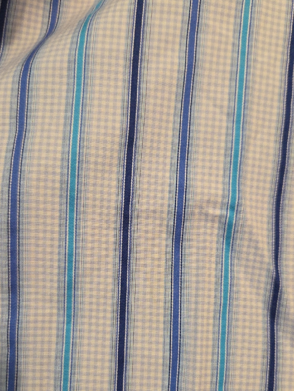 Robert Graham Men's Blue Long Sleeve Cotton Button Up Shirt Flip Cuff - Size S - Picture 8 of 16